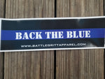Back The Blue Bumper Sticker