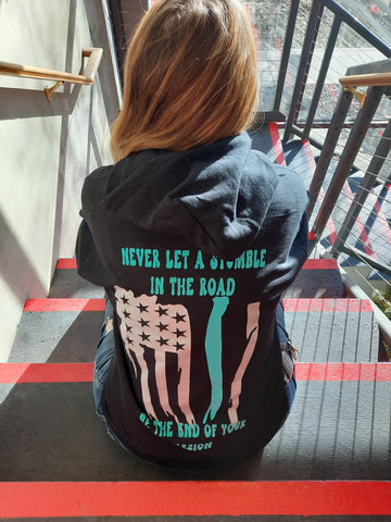Never Let a Stumble in The Road Hoodie