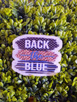Back the Blue Diecut Sticker